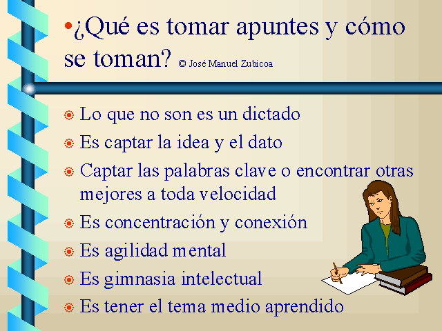 C�mo tomar apuntes 